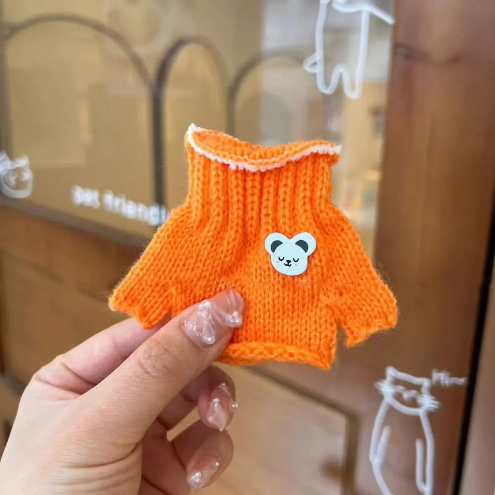 고품질 패션 인형 스웨터 겨울 멀티스타일 니트 코트 하이넥 따뜻한 상의 15cm 면 인형/아이돌 인형용