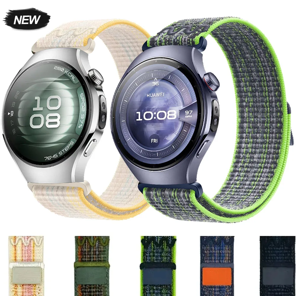 

20mm 22mm Nylon Band For Amazfit BIP 6-5/Active 2/Balance 2 Sports Lightweight Watchband For Huawei Watch 5/4/GT5/4/3/2 Pro 46mm