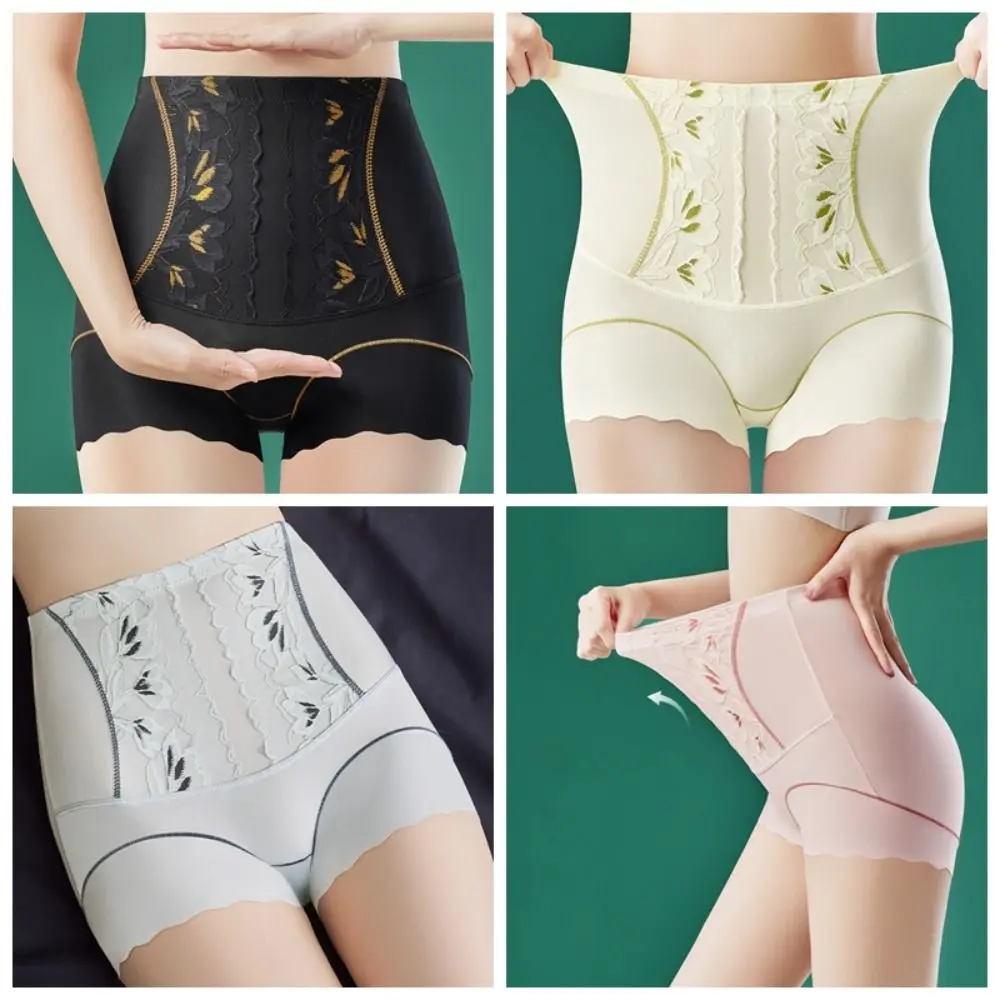 

Lace Flower Slimming Shapewear Shapers High Waist Body Shaping Underpants Panties Briefs Tummy Control Underwear Gym