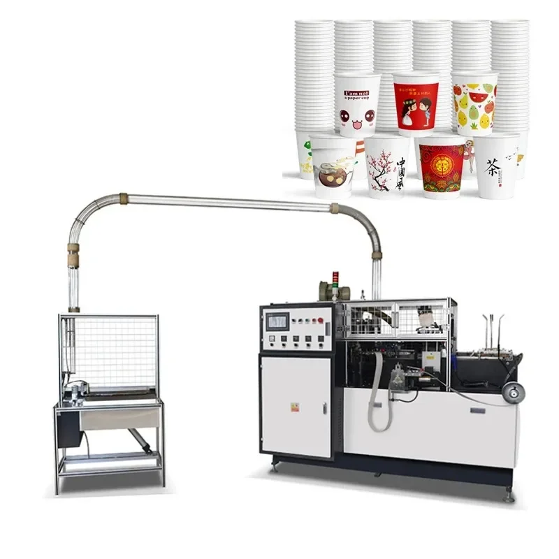 High Speed Manual Automatic Forming Paper Plate Coffee Tea Paper Cup Making Machine  High Strength Paper Cup