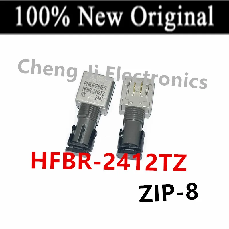 2PCS/Lot   HFBR-1414TZ 、HFBR-2412TZ   ZIP-8   New threaded port fiber optic transceiver  HFBR-1414 、HFBR-2412