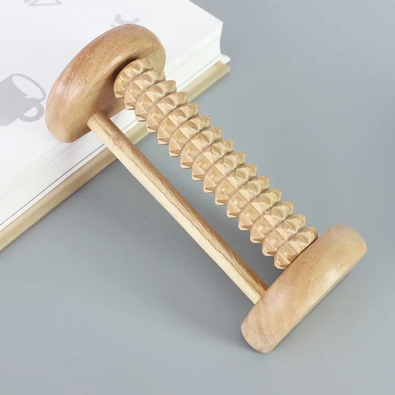 HANRIVER Portable massager wooden hand rolling massage 3 row  of sell like hot cakes