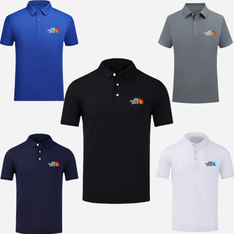 

Summer High Quality Business New Explosive T-shirt Long Sleeved Top Men's Competition Breathable Quick Drying Shirt Polo Shirt
