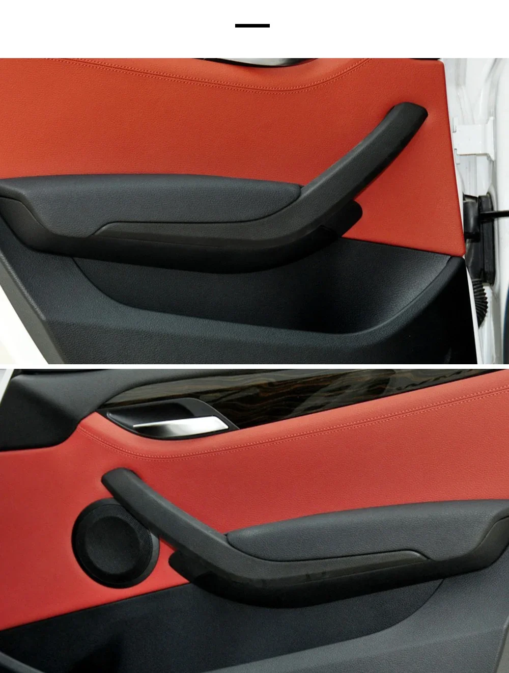 Für BMW X1 E84 51412991775 Auto-Innentürgriff Links Rechts Abdeckung Innenraum-Türarmlehne Ziehgriff-Verkleidung Beige Schwarz – Detail 7