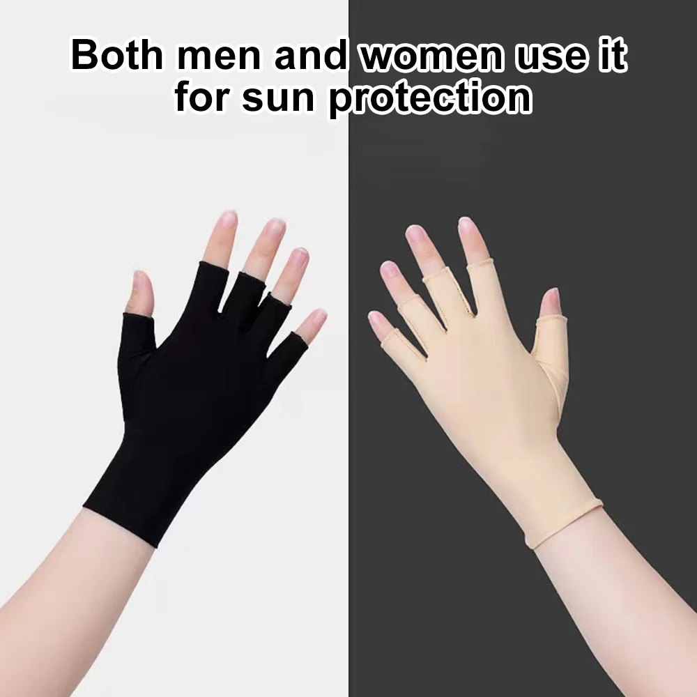 Guantes de ciclismo al aire libre, guantes de protección solar transpirables de verano, guantes de conducción con protección UV, guantes