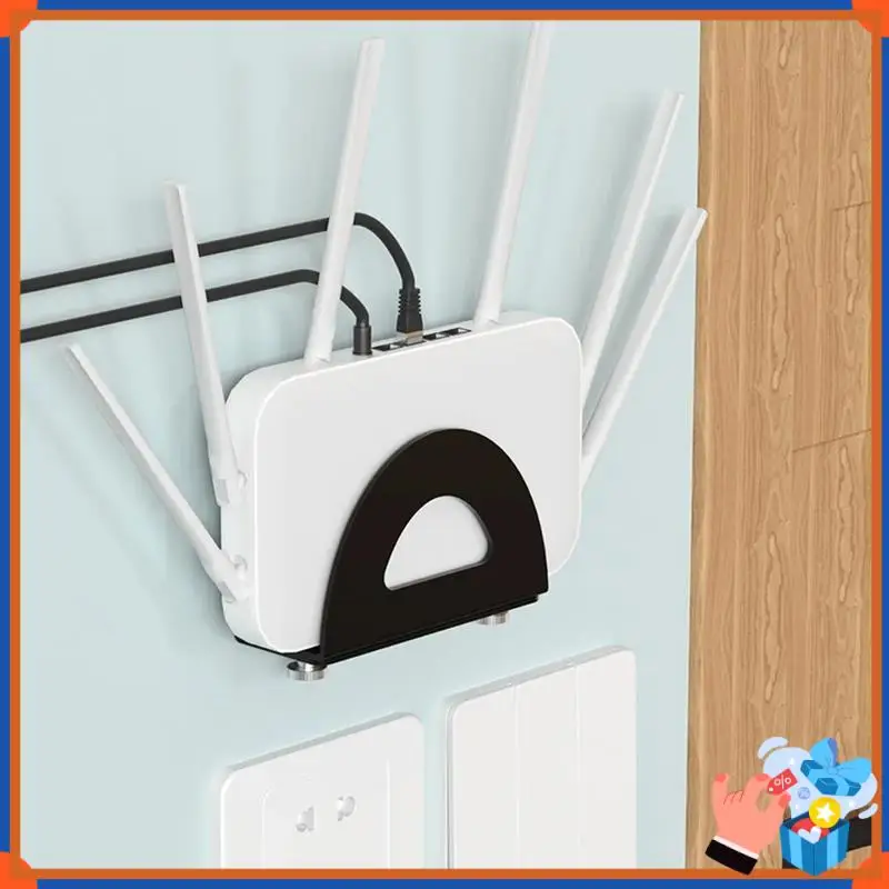 

Compact Smart TV Box Holder Wall Mounted Stand For Tvs Router Modem Harddisk Or Other Media Player Thick Metal