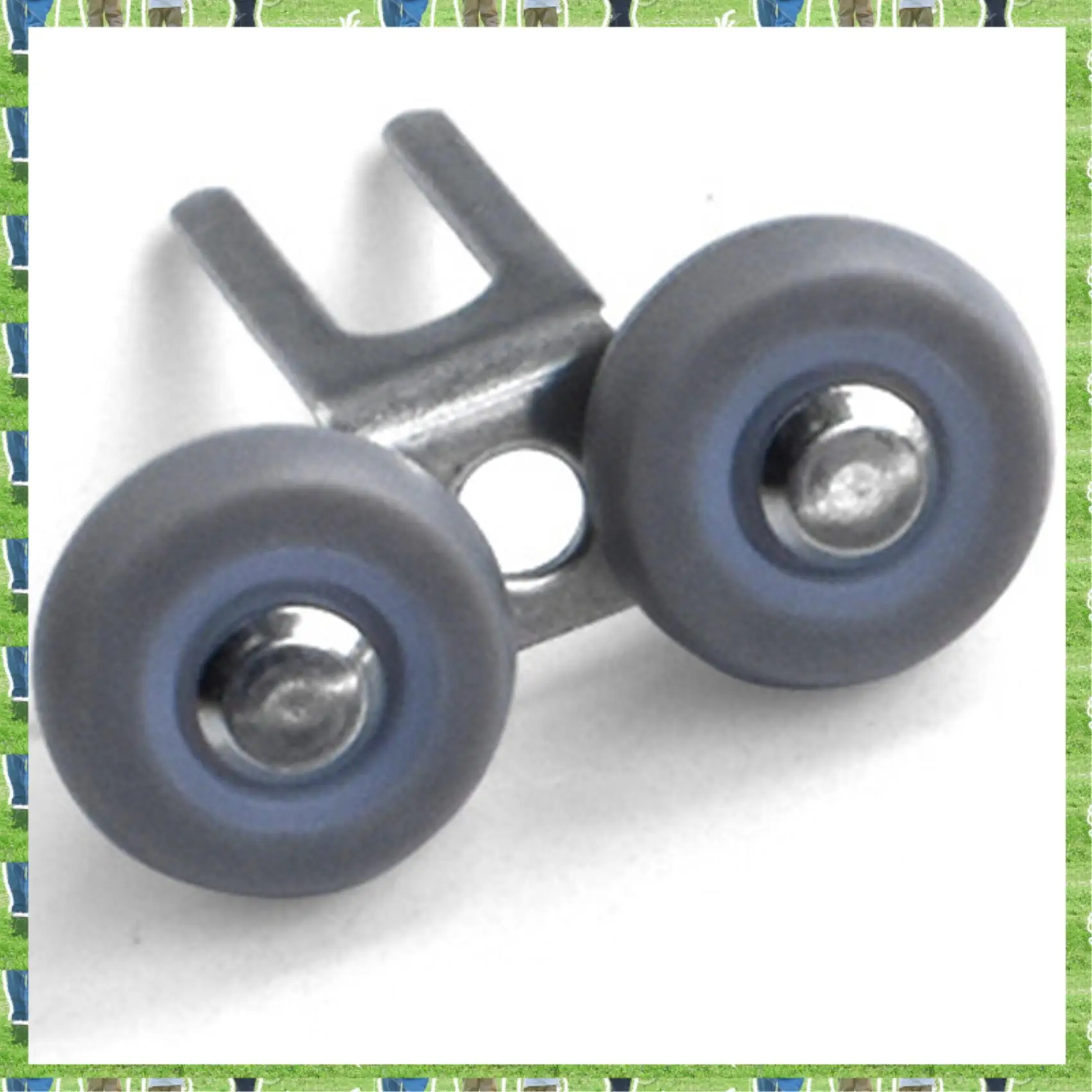 

FTS 6PCS Double Wheel Door Pulley Roller Replacement Window Door Wheel Sliding Shell Wheel Home Wardrobe Pulley