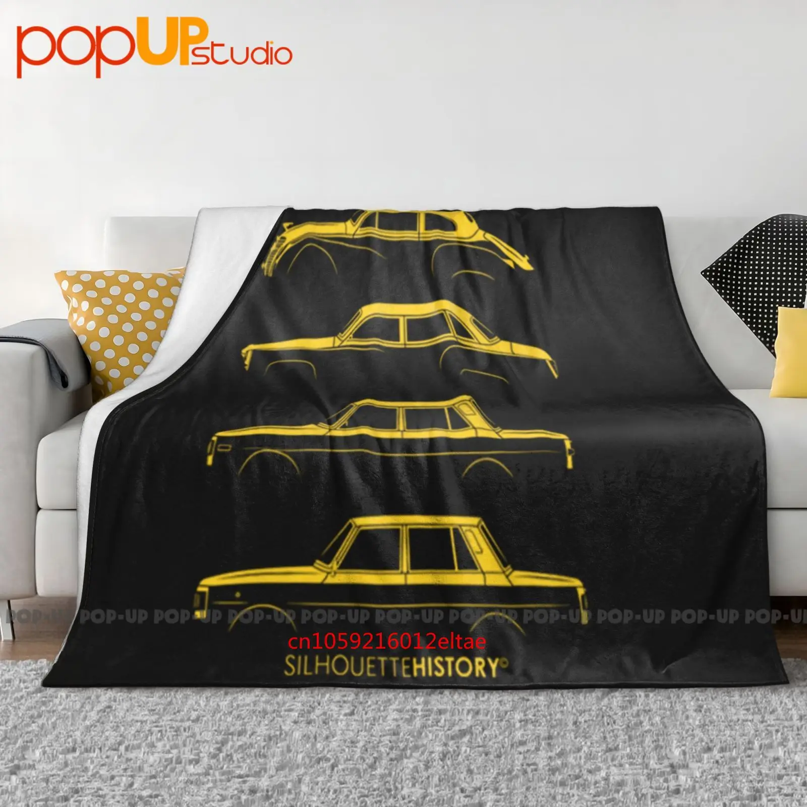 

Wartburg Silhouettehistory Ultra-Soft Blanket Quilt Winter Sofa Cover Bed Covers