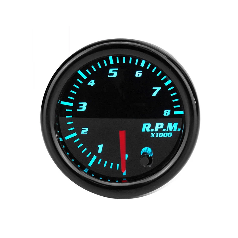 

Car Auto 12V 52mm/2inch 7 Colors Universal Car Auto Tachometer Gauge Meter LED with