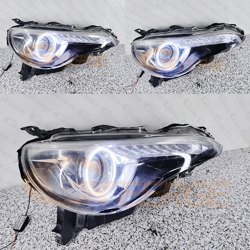 For Subaru BRZ Toyota GT 86 GT-86 FT86 Scion FRS Ultra Bright COB Led Angel Eyes Kit Halo Rings Car Accessories