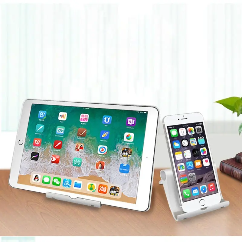 حامل هاتف مكتبي عالمي قابل للطي لهاتف آيفون وشاومي وحامل الهاتف المحمول لهاتف هواوي وسامسونج وحامل سطح المكتب اللوحي #3