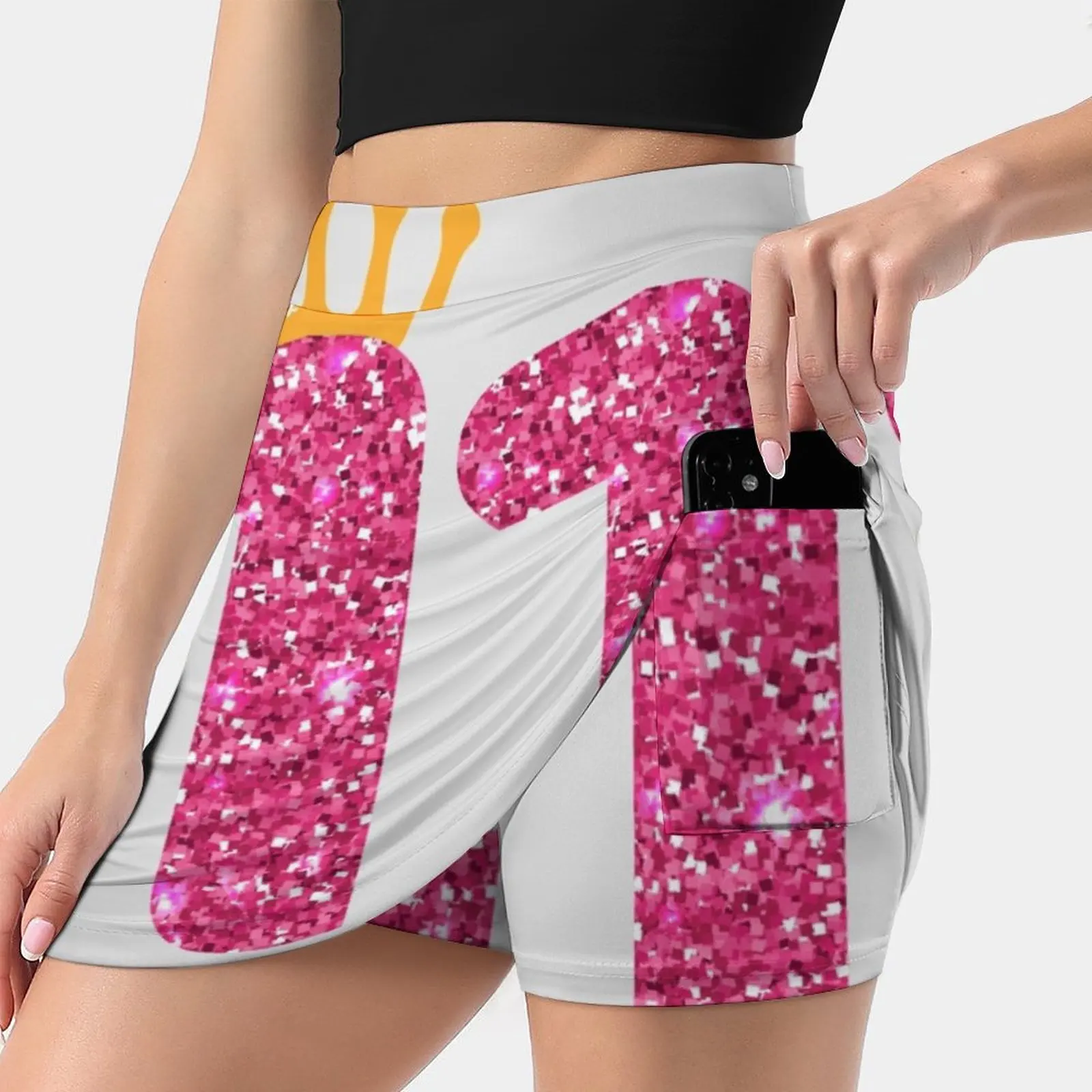 11Th Queens Crow Happy Birthday For Girls Summer Women's shorts Skirt 2 In 1 Fitness Yoga Skirt Tennis Skirts Birthday 11Th