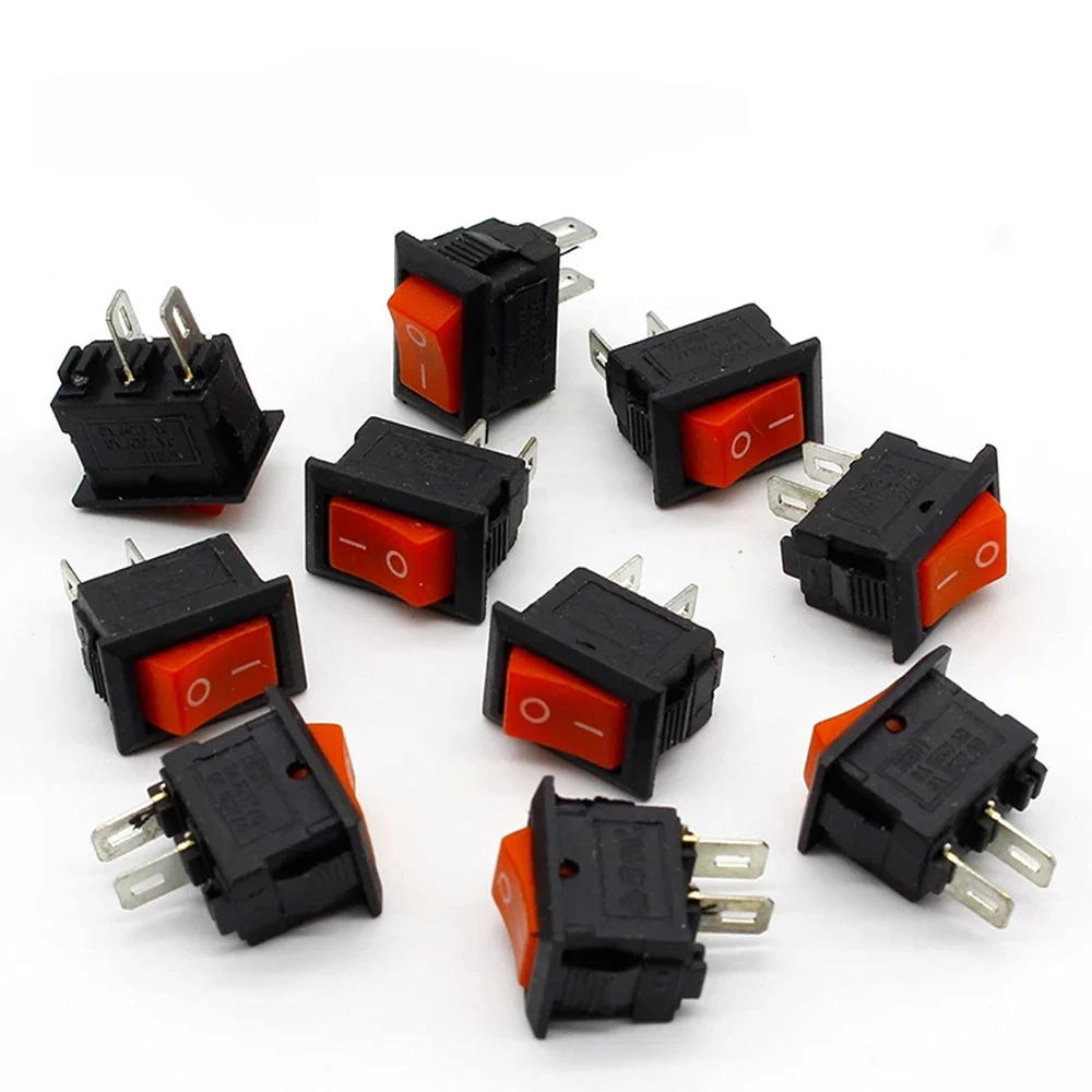 

Rocker Two speed Two Leg Ship Type Switch Button Switch Small Maker Electronic Material Accessories DIY Model Circuit Switch