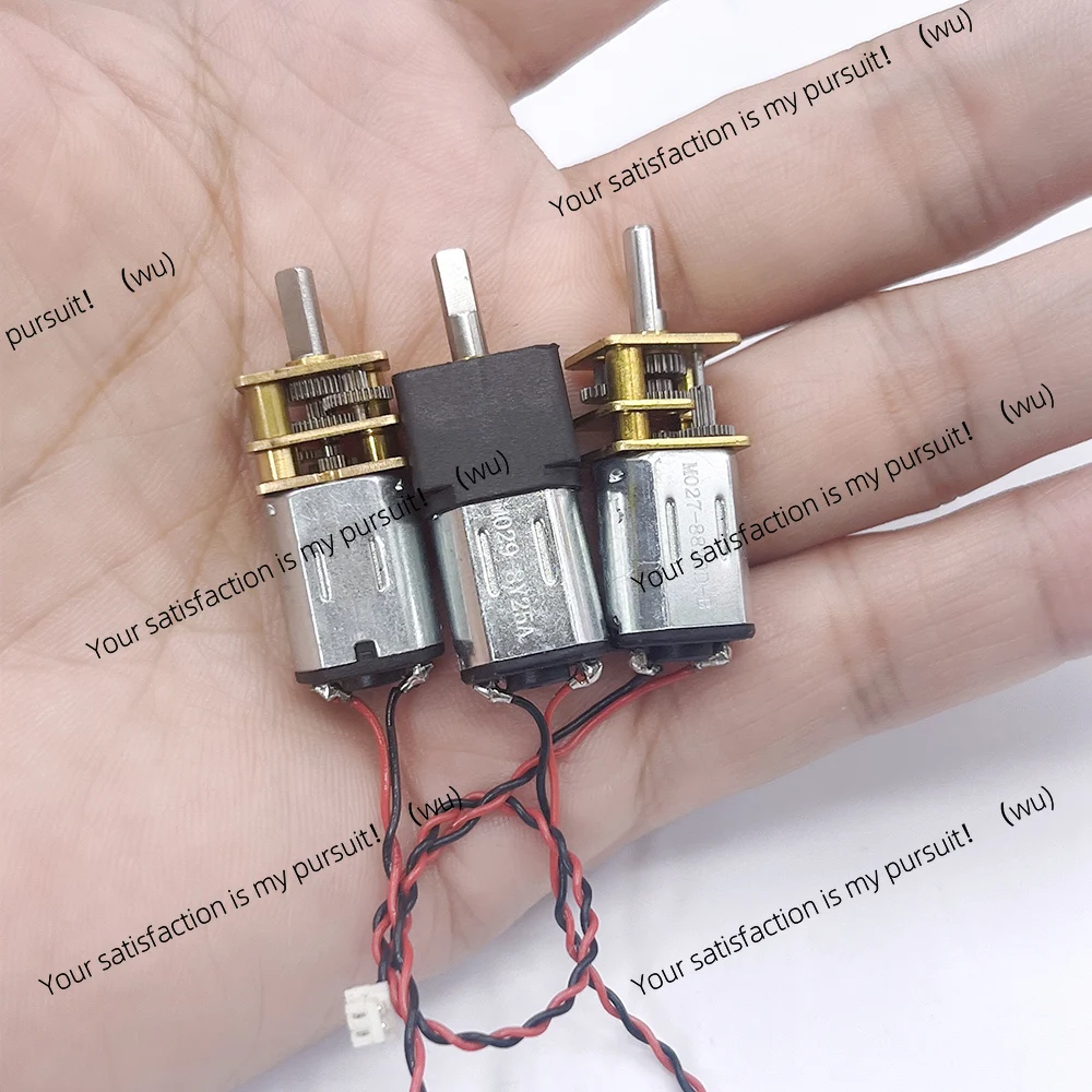 Full Metal Gearbox Mini N20 Gear DC Motor 3/5/6 V 35/70/100/200/240/500rpm, Low Speed, High Torque