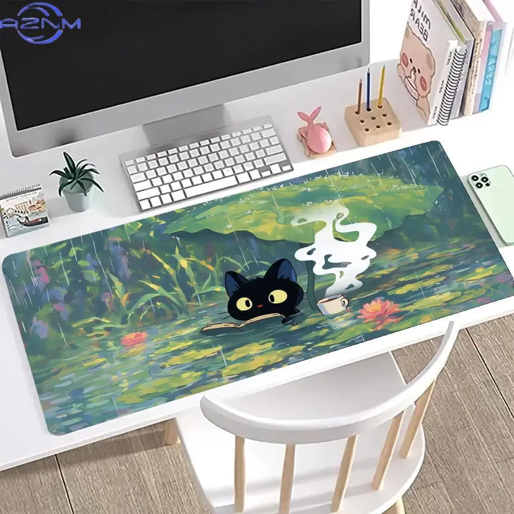 Le tapis de souris de bureau assure un mouvement de la souris stable. Surface résistante aux taches, facile à nettoyer