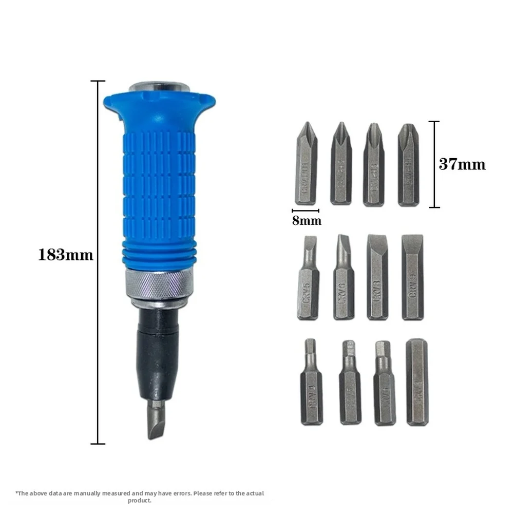 14 Piece Cr-V Steel For Impact Resistant Screwdriver Set With Insulated Handles For Electrical And Fastening Tasks Tool