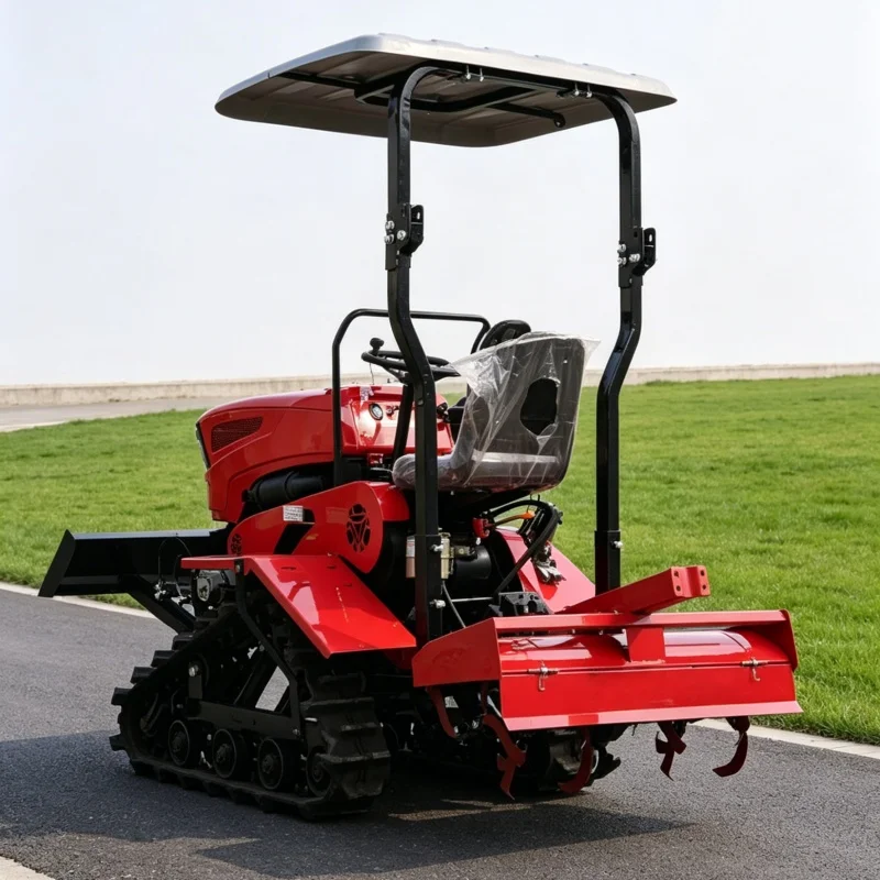 Customized 2026 Hot-Selling Crawler Rotary Tiller, All-Scenario Farm Cultivator, Easy-to-Operate Agricultural Tilling Machinery
