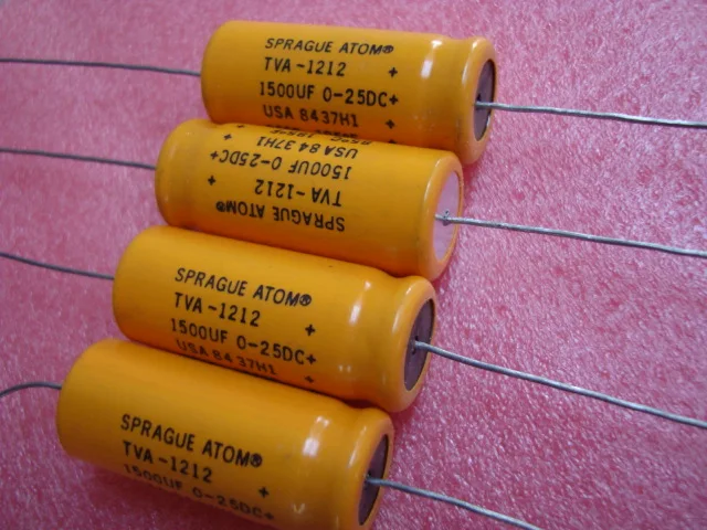 1pcs SPRAGUE ATOM 1500UF 500UF 4UF febre filtro capacitor axial