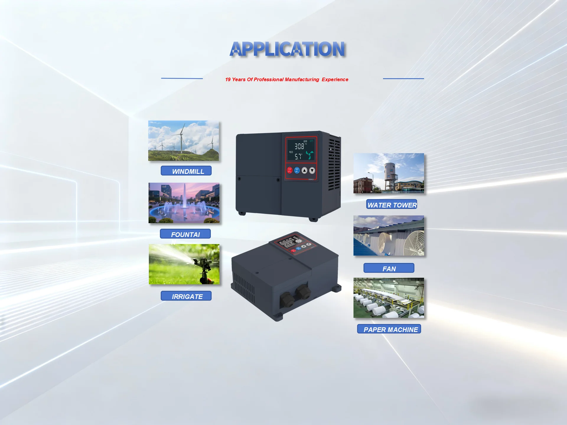 Picture 7: IP54 Vfd Single Phase 220V 0.75kw 1.5kw Low Noise Variable Frequency Drive for Motor Pump Fan