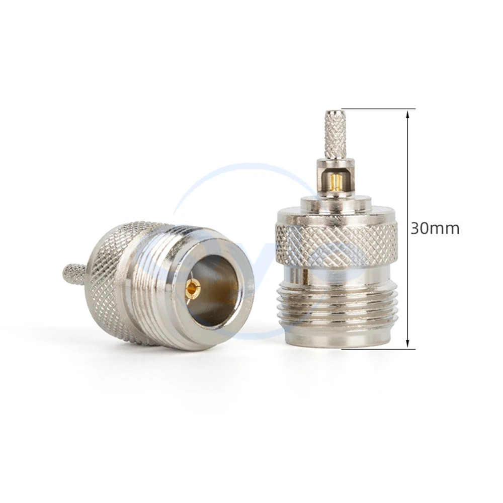 N-female L16 RF feedline connector N-K/N-C-KY windowed Crimp-welded 50-1.5 RG316 head (1 pcs)