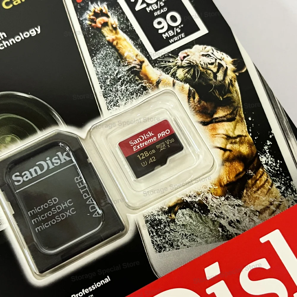 بطاقة ذاكرة مايكرو SD Extreme Pro C10 U3 V30 A2 بطاقة ذاكرة 4K 5K UHD بطاقة فلاش عبر الفيديو لكاميرا DJI Drone Insta360 GoPro