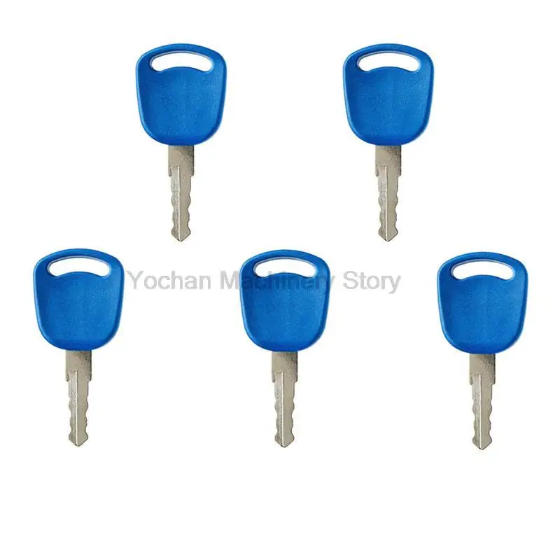 

5 Pcs 14601 Key For New Holland Case Tractor Excavator Grader Dozer Heavy Equipment 82003267 82030143