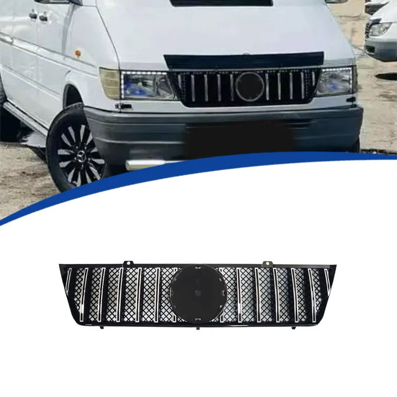 

Для Mercedes-Benz Sprinter W901 1995-2000 годов: гоночная решетка радиатора в стиле GT из ABS-пластика, комплект обвеса, прямая замена, глянцевый черный цвет