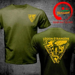 New French Foreign Legion Special Forces World War Army T Shirt Men's Tshirt Homme Camisetas Men Cotton T-shirt Tees Tops Shirt