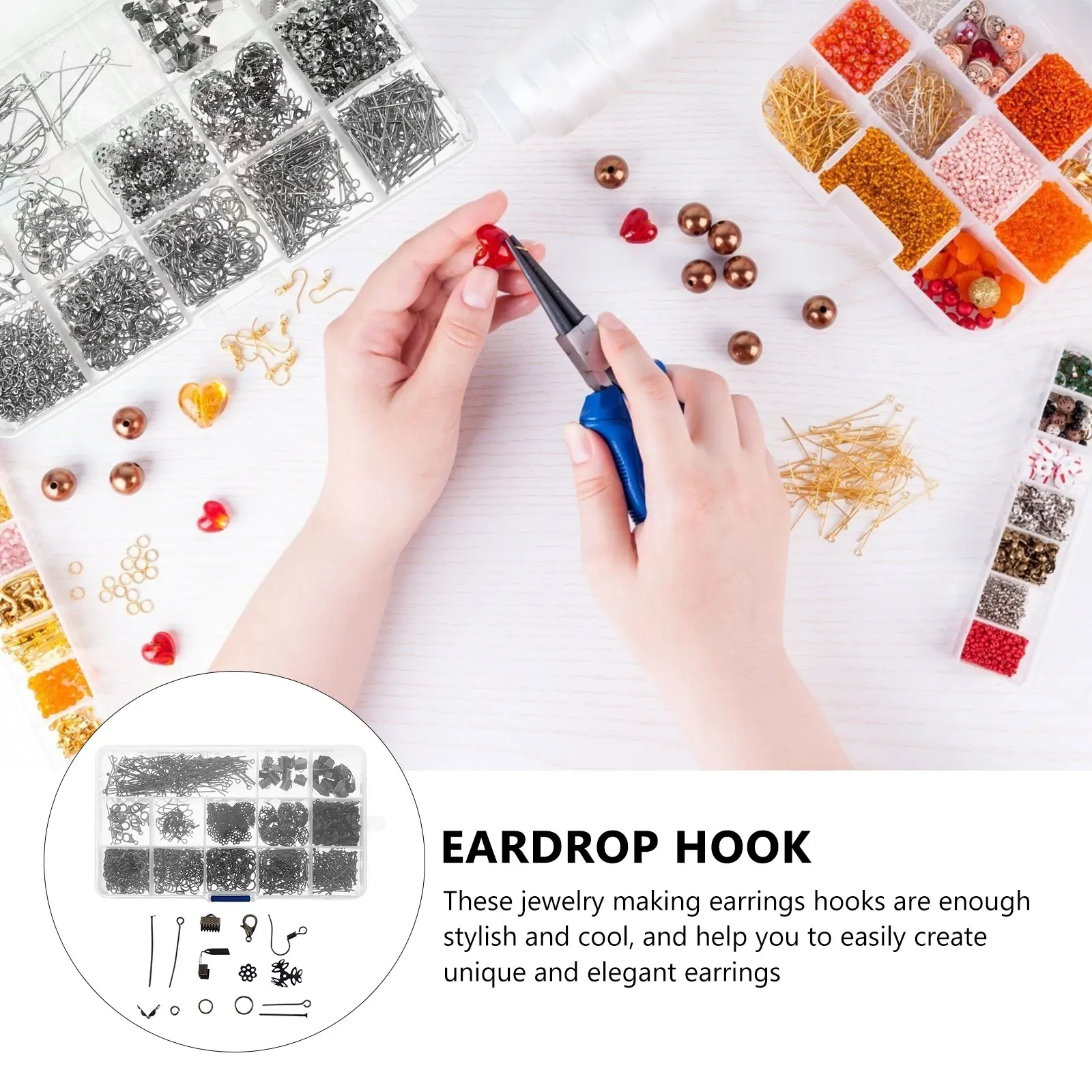 

Ear Hook Jewelry Findings DIY Earring Supplies Earrings Making Hooks Eardrop Accessories