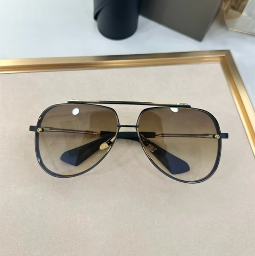 Imagen 2 del producto Edición limitada MACH EIGHT gafas de sol hombre 2025 gafas de sol de piloto ovaladas de Metal para mujer gafas de sol clásicas de moda para mujer al aire libre