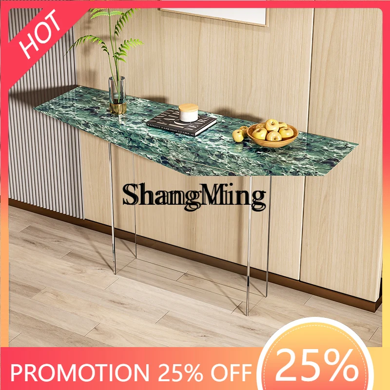 

FG красивый входной стол, элитный входной коридор, проход у стены, чехол с акриловой полосой, подвесной входной стол