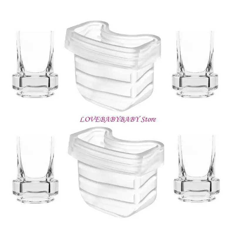 Ensemble timeurs lait en silicone partie essentielle pompe à lait en silicone Attaches en caoutchoucs avec membrane une