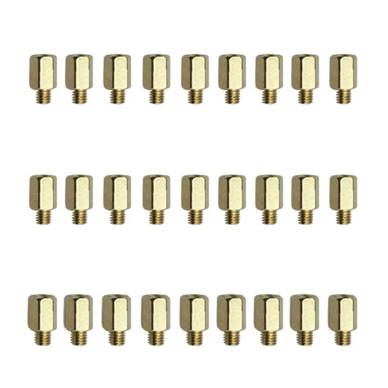 100Pcs M.2 SSD Mounting Screw Solid Fastener Screw Nut for Gigabyte