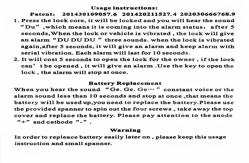 Waterproof Motorcycle Alarm Lock Bike Security Anti-theft Lock Motorbike Mountain Bike Disc Brake Lock + Bag + 1.5m Reminder Rop