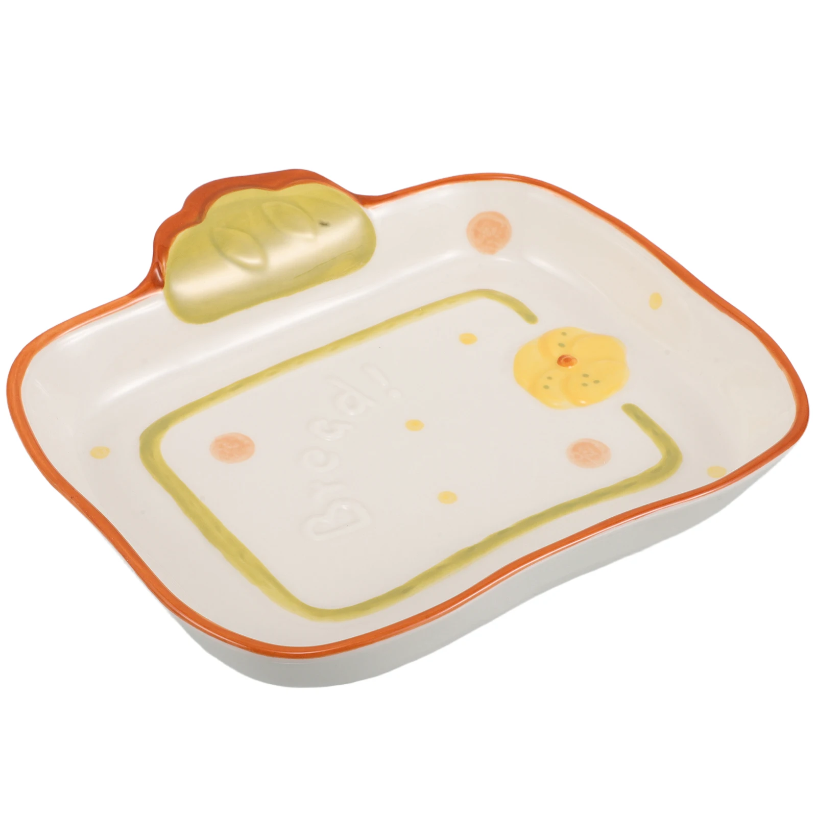 

Photography Decorative Tray Countertop Fruit Bowl Ceramic Cute Bakeware Decoration Plates Home Bowls for Tableware Bread