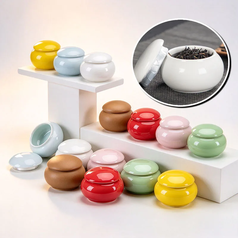 10/20/30PCS 20ml Empty Mini Handmade Ceramic Jar With Cover DIY Decorative Candle Holders Home Party Wedding Cosmetic Container