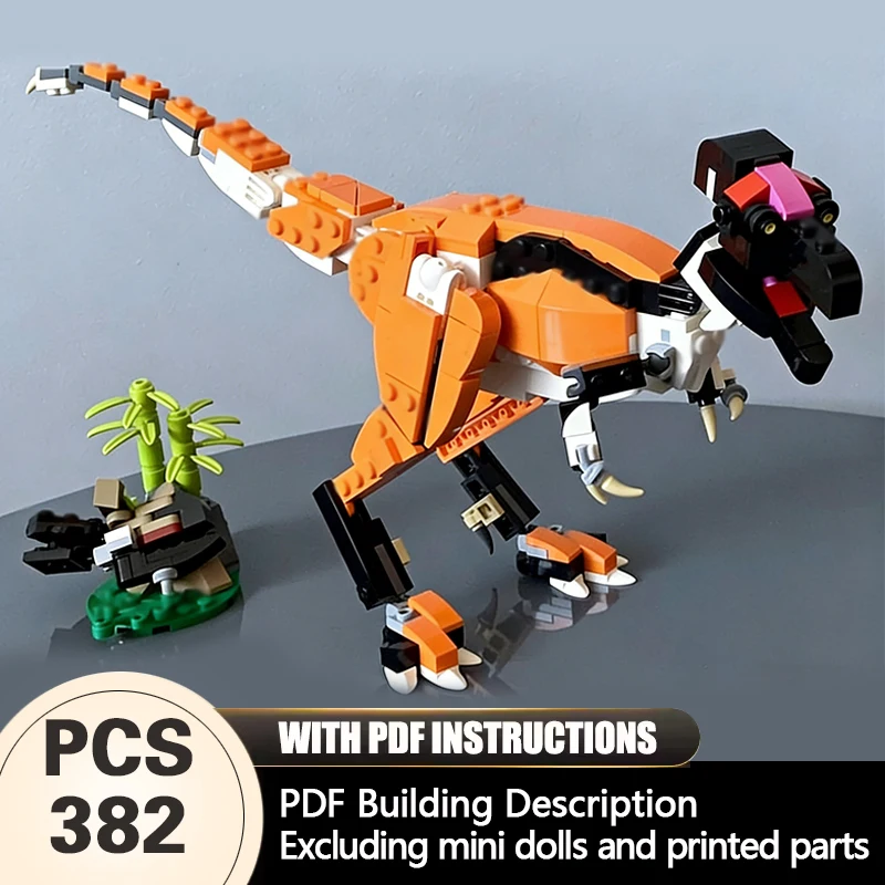 

Creators Animal Series Model MOC Building Bricks Nanotyrannus Modular Technology Gifts Holiday Assemble Children Toys Suit