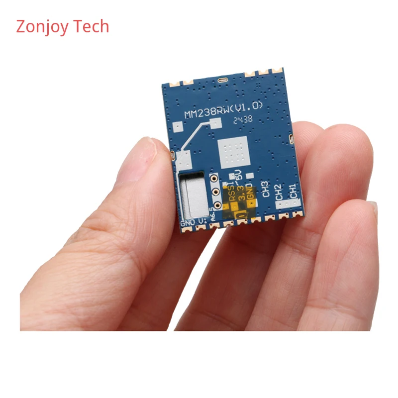 MM238RW 4.9G 5.8G 6G FPV VRX módulo de transmissão e recepção gráfica interface RSSI SPI, alta sensibilidade substitui RX5808