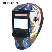 Large 4 Arc Sensor DIN5-DIN13 Solar Auto Dimming TIG MIG MMA Grinding True color Welding Mask/Welder cap/Welder glasses PC Cover