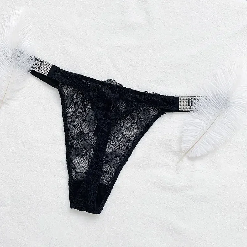 2024 The New Sexy Thong Is Charming, Breathable, Shiny And Comfortable, Women\'S Thong Is Silky, Smooth, Low-Waisted And Hollow