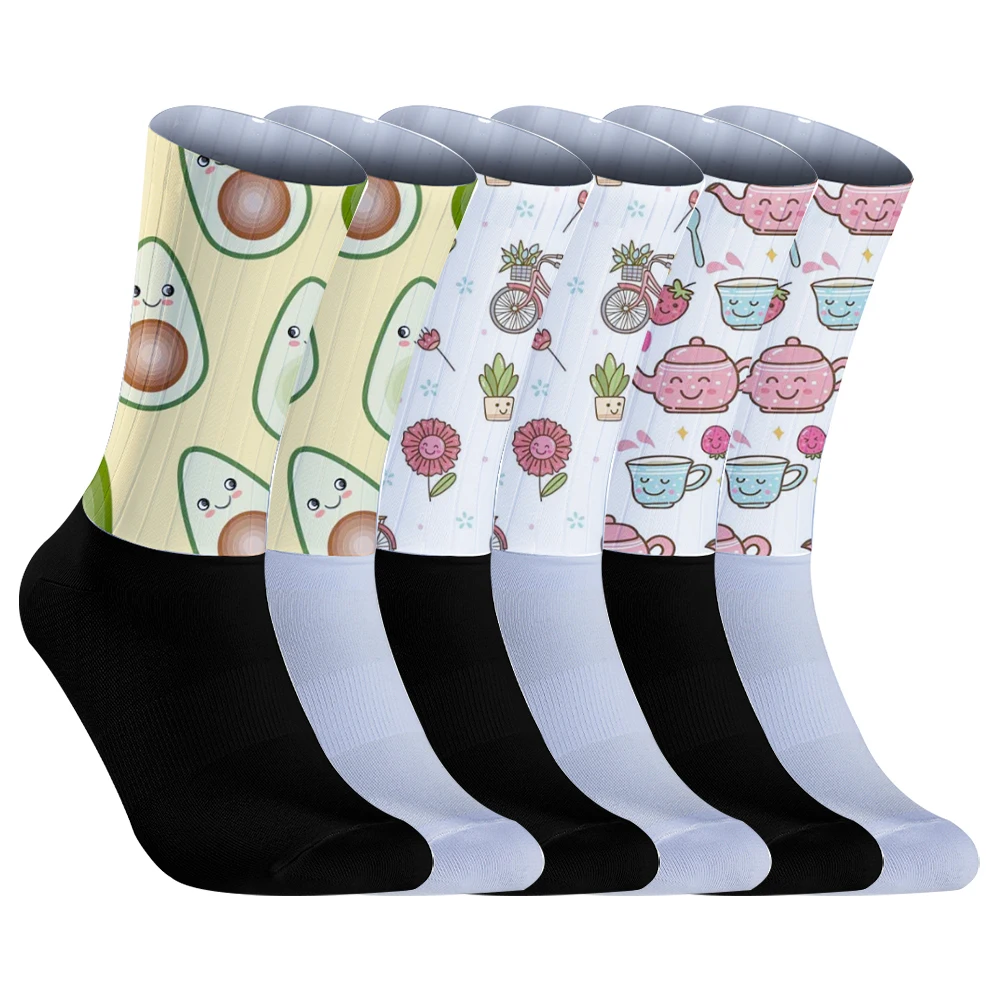 

2025 силиконовые летние велосипедные носки, футбольные носки для езды на велосипеде, новые удобные спортивные носки для шоссейного велоспорта