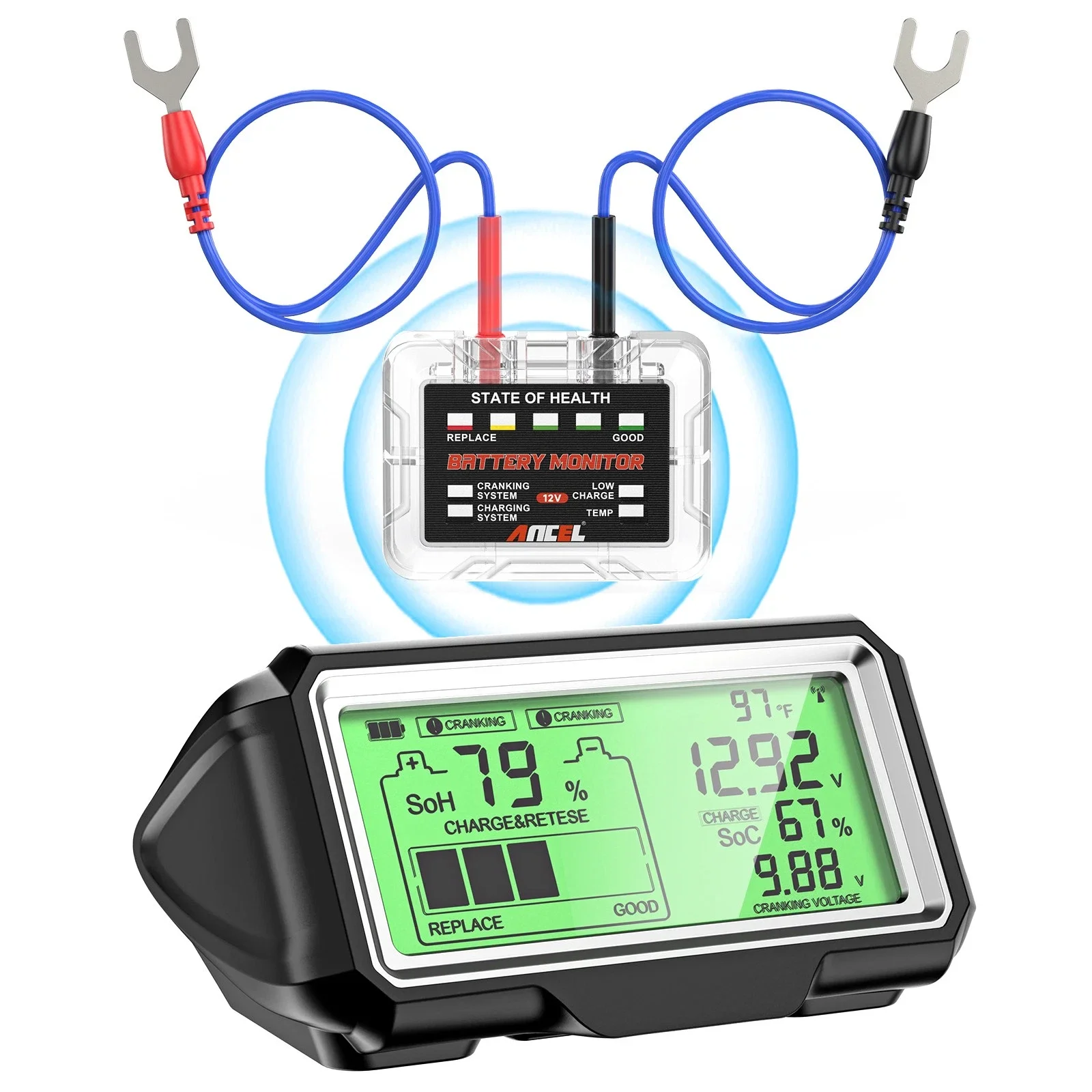 Battery Load Tester - 12V Battery Tester Battery Health Analyzer
