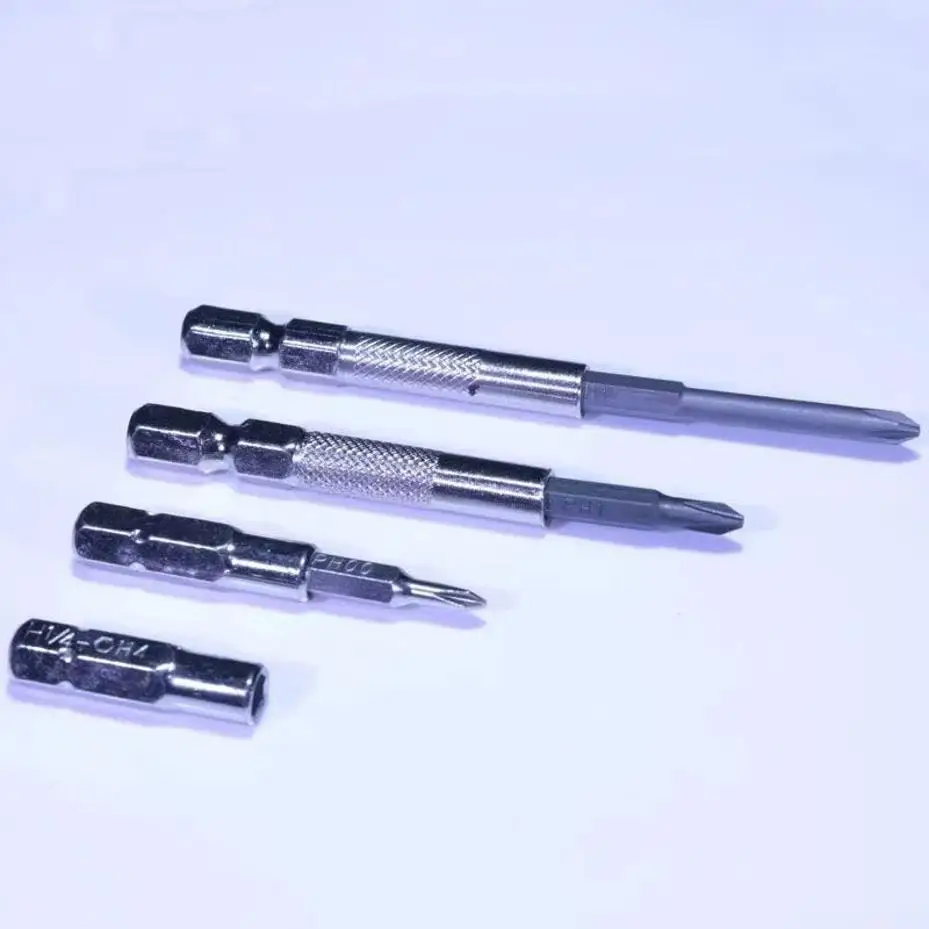 1 Pcs Hex Shank 6.35mm To 4mm Insert Bit Adapter Electric Screwdriver Socket Holder Micro Bit Adapter Magnetic Holder Tools