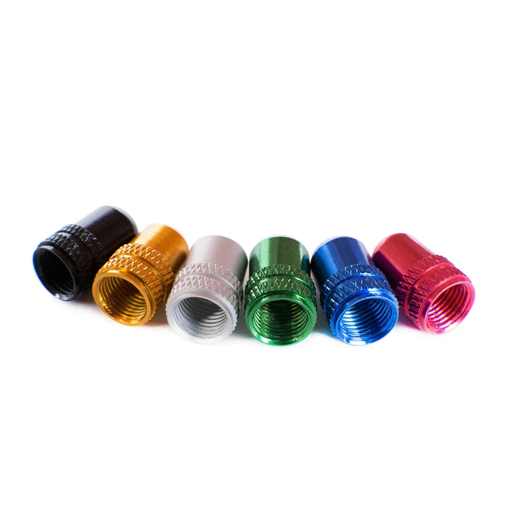 Road Bicycle MTB Cycling Accessories Valves Cover Aluminium Alloy Presta Valve Schrader Valve Tyre Air Caps Valve Cap