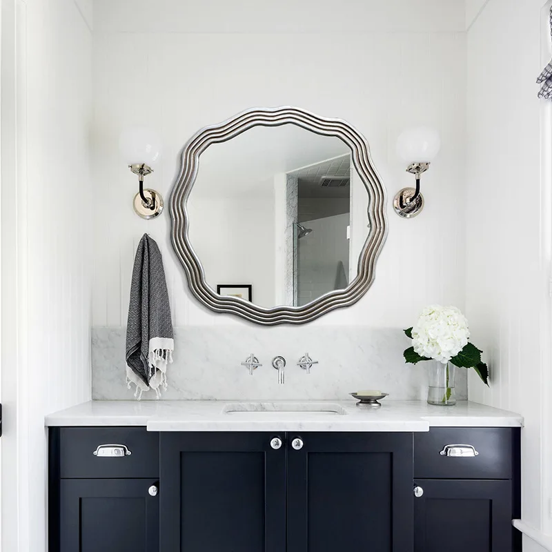 Entrance Hall Bedside Elegant Decorative Mirrors Nordic Alien Luxury Decorative Mirrors Ornaments Makeup Espejos Room Decoration