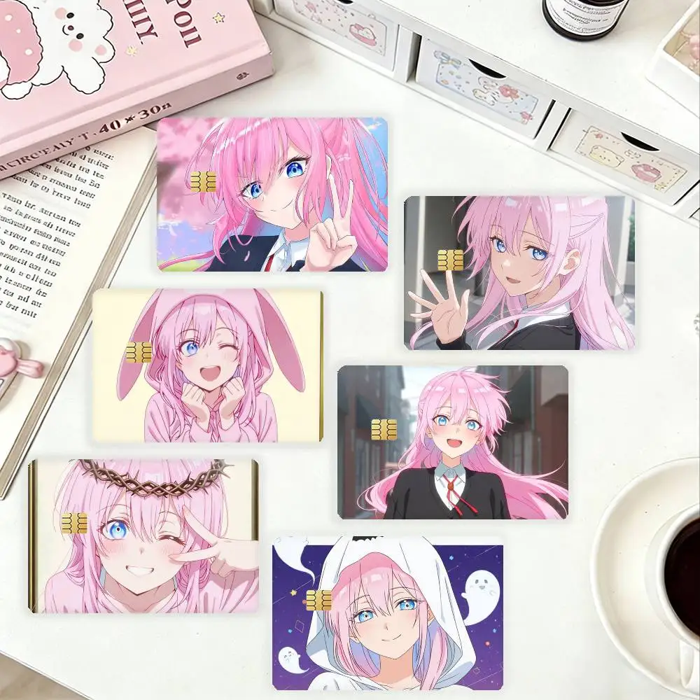 

S-hikimori's Not Just a Cutie Anime HD Waterproof Card Skins Protective Stickers for Credit Bank Game Cards