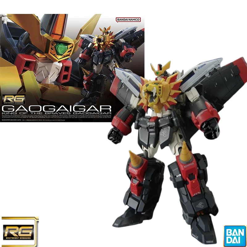 

Bandai 63398 RG King of Brave GaoGaiGar Transformation Combination Anime Character Action Assembly Model Toy Boy Gift