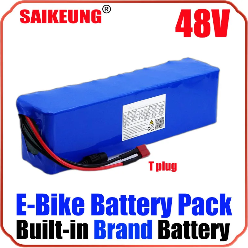 Ebike Battery 48v 20ah 24ah 25 30ah 1000w Akku 15ah 35ah 40ah 2000w Bateria Para 12ah 23ah 50ah 250w-3000w Lithium Battery Pack