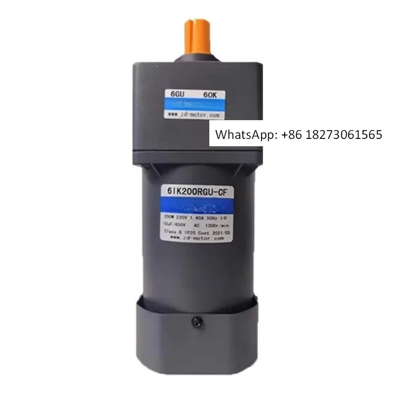 

ZD 6IK200RGU-CF6IK180RGU-CF6GU15K60K200W Vertical Variable Speed Torque Motor