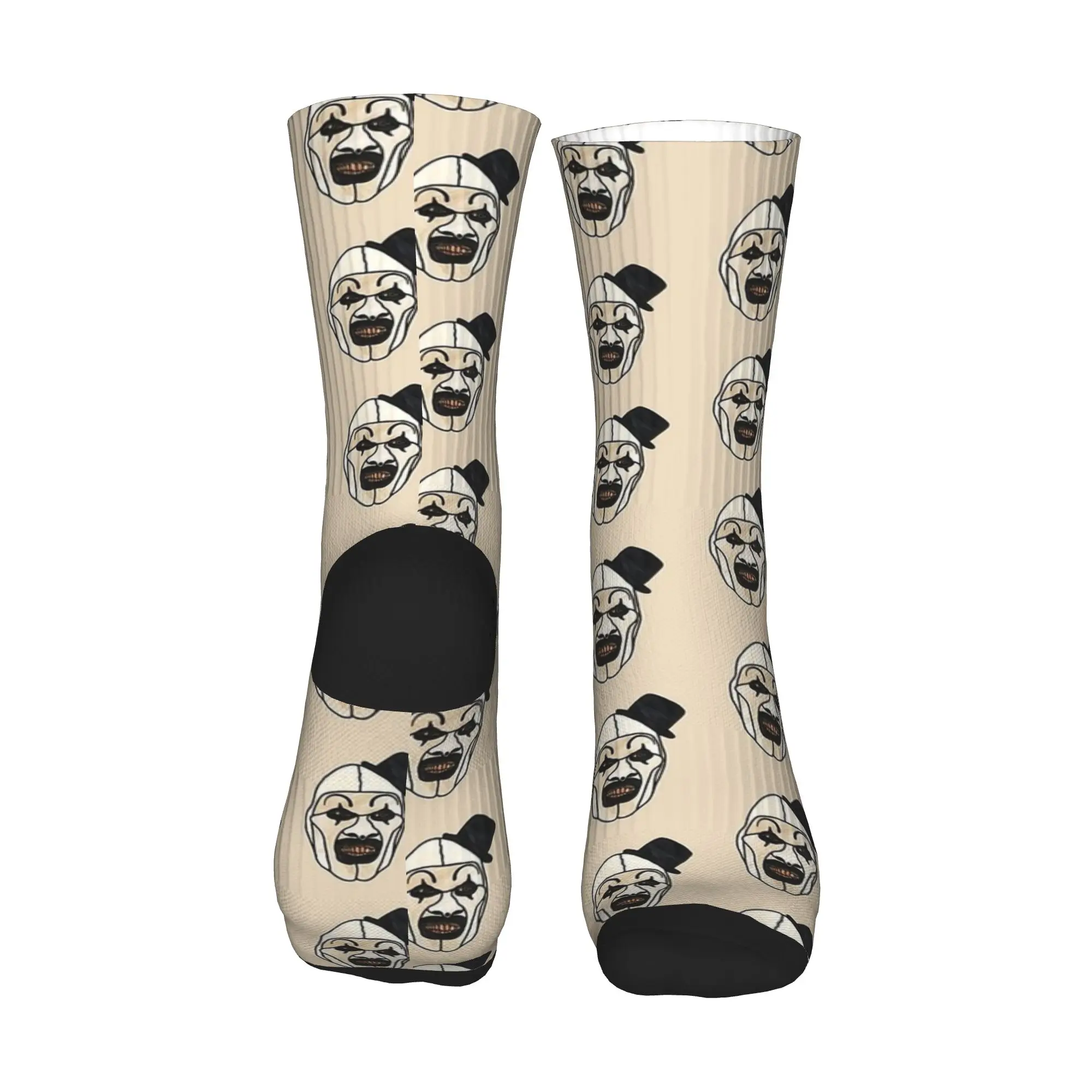 Terrifier  Art the Cloud Socks  Korean Stockings Men Soft Breathable Cycling Socks Winter Design Non Skid Socks